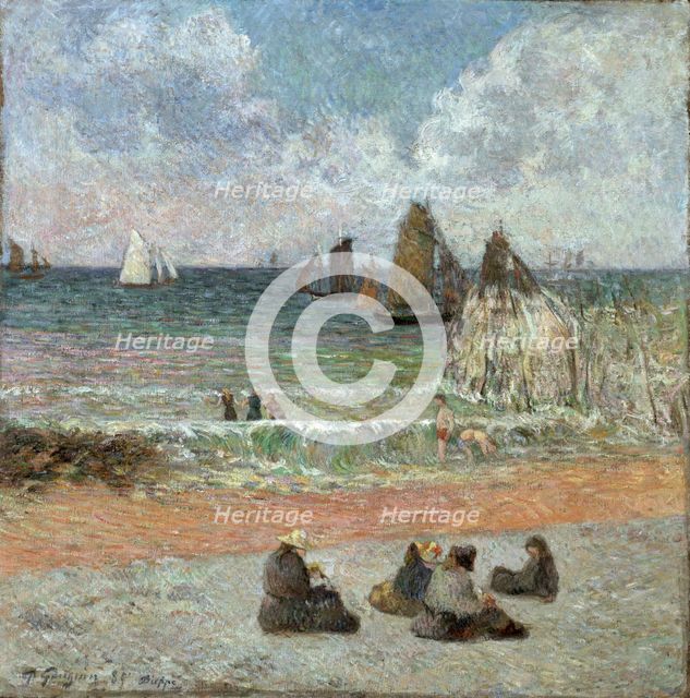 Coast at Dieppe.