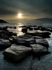 Coast at Staithes, North Yorkshire, 2008. Artist: Mike Kipling