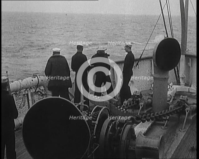 Coast Guard Enforcing Prohibition on Rum Runners, 1929. Creator: British Pathe Ltd.