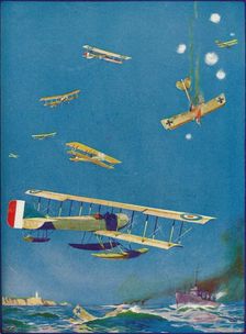 Coast Defence: the Raiders Fate c1918 (1919). Artist: WH Holloway