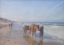 Coast dwellers, 1898. Creator: Niels Pedersen Mols