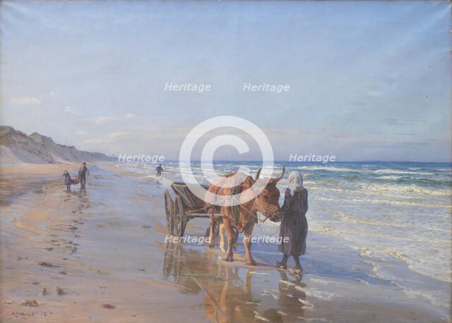 Coast dwellers, 1898. Creator: Niels Pedersen Mols.