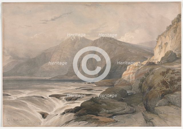 Coast of Syria, 1839. Creator: David Roberts (British, 1796-1864).