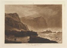 Coast of Yorkshire, Near Whitby (Liber Studiorum, part V, plate 24), January 1, 1811. Creator: JMW Turner