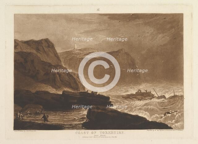 Coast of Yorkshire, Near Whitby (Liber Studiorum, part V, plate 24), January 1, 1811. Creator: JMW Turner.