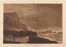 Coast of Yorkshire, published 1811. Creators: JMW Turner, William Say