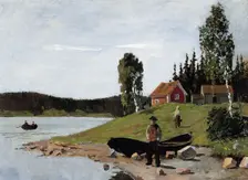 Coast Landscape, 1881. Artist: Munch, Edvard (1863-1944)