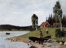 Coast Landscape, 1881. Artist: Munch, Edvard (1863-1944)