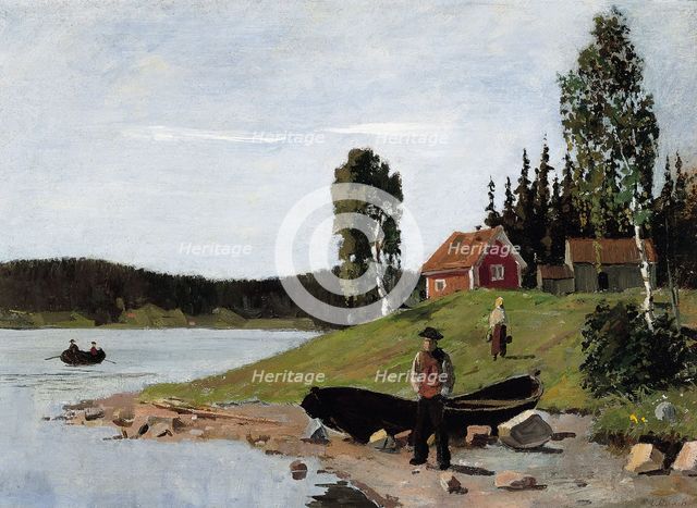 Coast Landscape, 1881. Artist: Munch, Edvard (1863-1944)