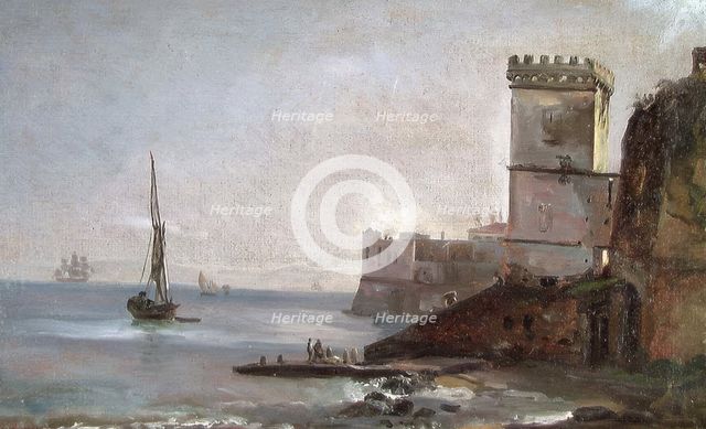 Coast near Posillipo, 1821. Creator: Johan Christian Dahl.