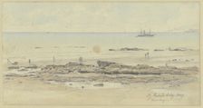 Coast near Saint Leonards-on-Sea, 1849. Creator: Fritz Bamberger