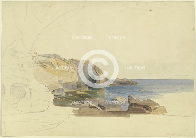 Coast near Syracuse, 19th century.