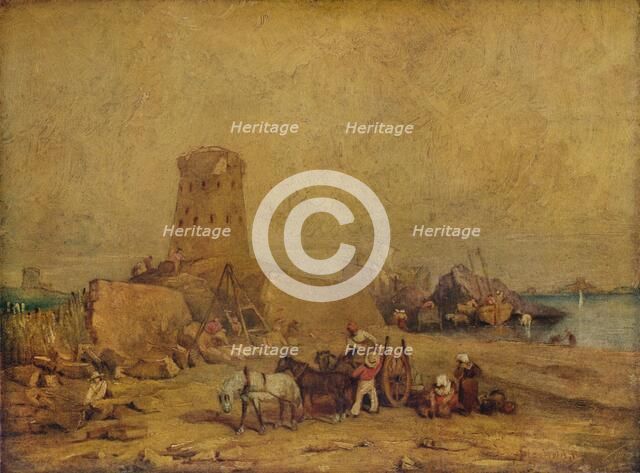 Coast Scene, 19th century, (1924). Artist: Clarkson Stanfield