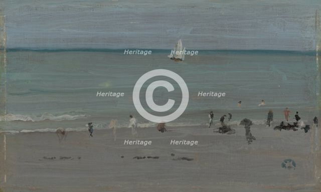 Coast Scene, Bathers, 1884/85. Creator: James Abbott McNeill Whistler.