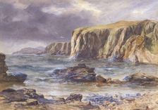 Coast Scene - On the Colvend Coast Dalbeattie, 1875-1899. Creator: James Faed