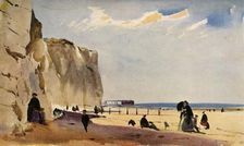 Coast Scene, Normandy c1860, (1934). Creator: John Absolon