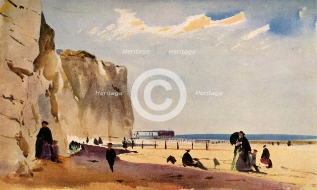 'Coast Scene, Normandy', c1860, (1934).  Creator: John Absolon.