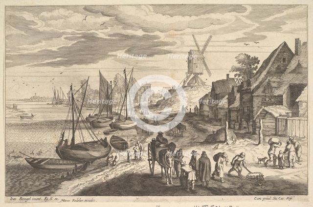 Coast Scene with a Windmill.n.d. Creator: Aegidius Sadeler II.