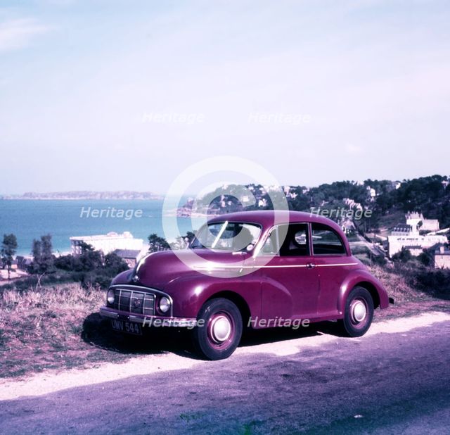 Coast road, Perros-Gurrec, Brittany, France, c1955.  Creator: Arthur Charles Kirby Ware.