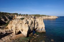 Coastal view, Algarve, Portugal, 2009. Creator: Samuel Magal