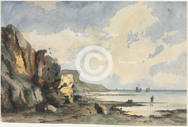 Coastal View. Creator: Thomas Churchyard (British, 1798-1865).