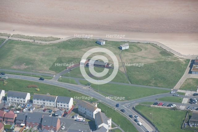 Coastal artillery battery on Blyth Links, Northumberland, 2016. Creator: Dave MacLeod.