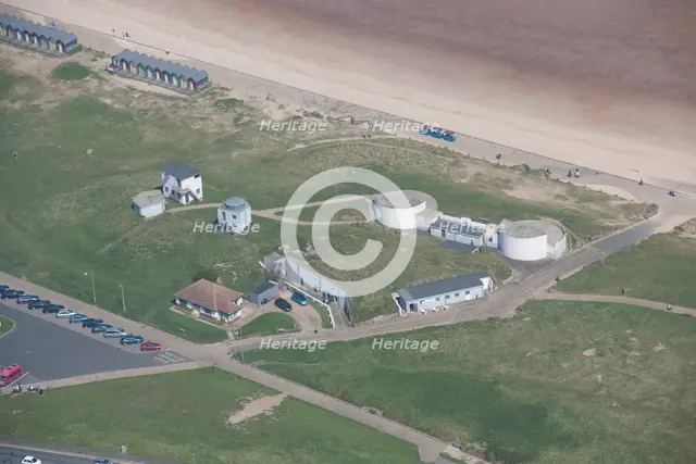 Coastal artillery battery on Blyth Links, Northumberland, 2016. Creator: Dave MacLeod.
