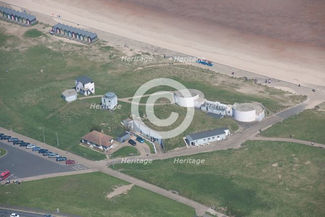 Coastal artillery battery on Blyth Links, Northumberland, 2016. Creator: Dave MacLeod.