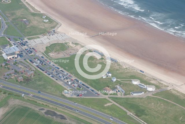 Coastal artillery battery on Blyth Links, Northumberland, 2016. Creator: Dave MacLeod.