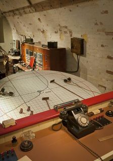 Coastal artillery operations room, Secret Wartime Tunnels, Dover Castle, Kent, 2011. Artist: Historic England Staff Photographer