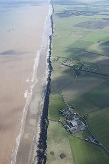 Coastal erosion of Aldbrough Cliffs, Aldbrough Sands, East Riding of Yorkshire, 2014. Creator: Historic England Staff Photographer