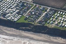 Coastal erosion by Westholme Avenue, Hornsea, East Riding of Yorkshire, 2014. Creator: Historic England Staff Photographer