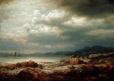 Coastal Landscape, 1855. Creator: Lars Hertervig