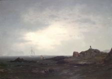 Coastal Landscape, 1861. Creator: Amaldus Nielsen