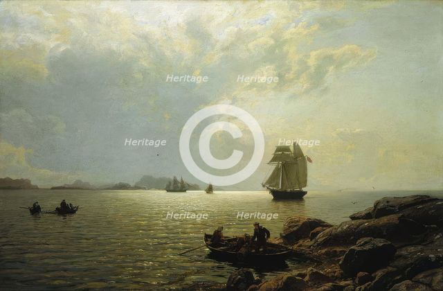 Coastal Landscape, 1872. Creator: Hans Gude.
