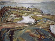 Coastal Landscape , 1918. Creator: Munch, Edvard (1863-1944)