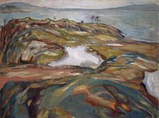 Coastal Landscape, 1918. Creator: Edvard Munch