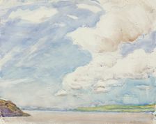Coastal landscape, c1875-1944. Creator: George Clausen