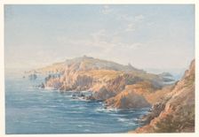 Coastal landscape in Corsica, 1828-1892. Creator: Charles William Meredith van de Velde