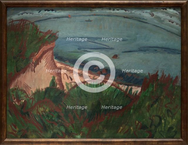 Coastal Landscape on Fehmarn, c1913. Creator: Ernst Kirchner.