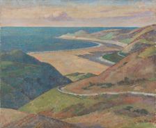 Coastal landscape (Morte Point, North Devon), early 20th-century. Creator: Unknown