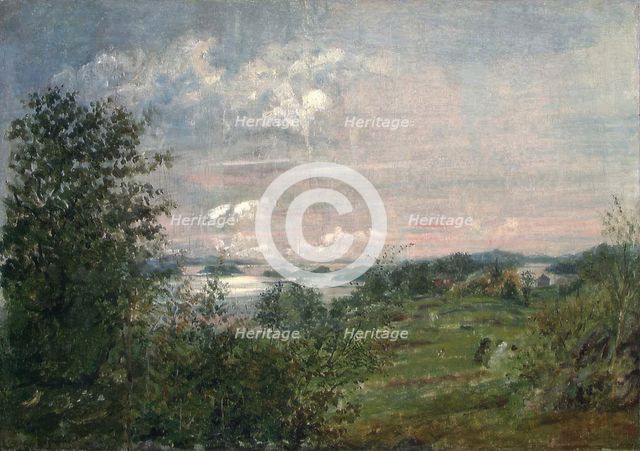 Coastal Landscape, probably 1860. Creator: Matthias Stoltenberg.