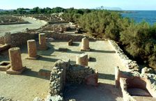 Coastal Roman ruins, Tunisia, 3rd century AD