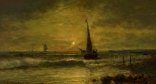 Coastal Scene, 19th century. Creator: Mauritz Frederik Hendrik De Haas