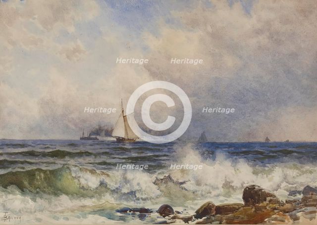 Coastal Scene, 2nd half 19th century. Creator: Alfred Thompson Bricher.