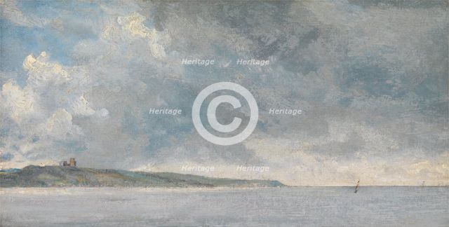 Coastal Scene with Cliffs, ca. 1814. Creator: John Constable.