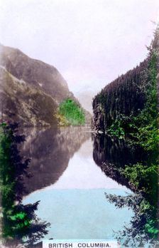 Coastal scene, British Columbia, Canada, c1920s.Artist: Cavenders Ltd