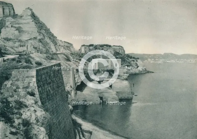 Coastal scene, Ischia, Italy, 1927. Artist: Eugen Poppel.