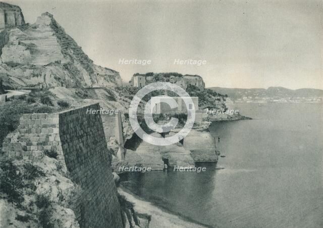 Coastal scene, Ischia, Italy, 1927. Artist: Eugen Poppel.