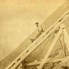 Coasting, Mt. Washington Railway c1900. Creator: Kilburn Brothers